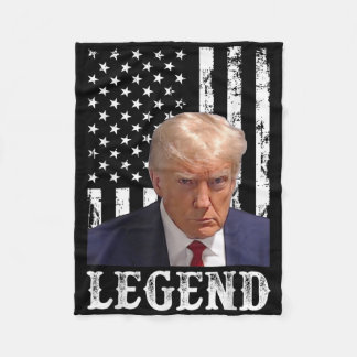 Donald Trump-Mok schoot President Legend American  Fleece Deken