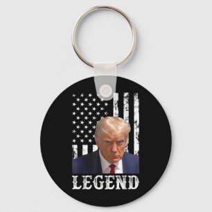 Donald Trump-Mok schoot President Legend American Sleutelhanger