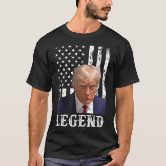 Donald Trump-Mok schoot President Legend American  T-shirt