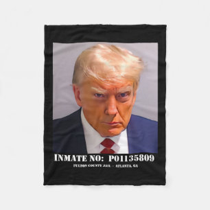 Donald Trump Mok Shot Fleece Deken