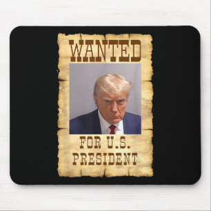 Donald Trump Mok Shot gezocht voor de VS. Presiden Muismat