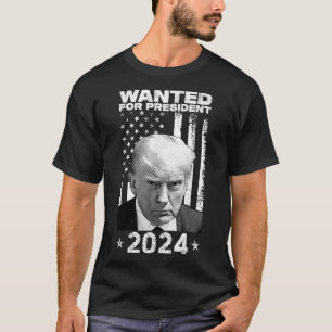 Donald Trump Mok Shot gezocht voor de VS. Presiden T-shirt