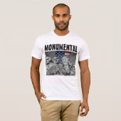 DONALD TRUMP MOUNT RUSHMORE T-SHIRS T-SHIRT (Voorkant volledig)