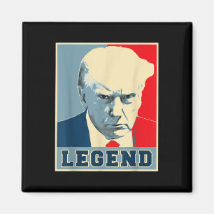 Donald Trump Mug Shot 2024 President Legende Nooit Magneet