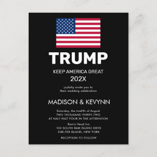 Donald Trump neemt Amerika terug bij verkiezingen Briefkaart
