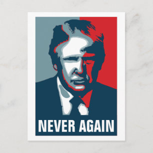 Donald Trump NOEVER NOOIN Briefkaart