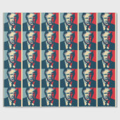 donald trump nope cadeaupapier (Vlak)