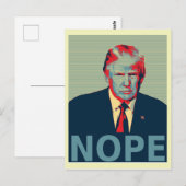 Donald Trump Nope Election Loser Briefkaart (Voorkant / Achterkant)