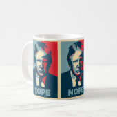 donald trump nope koffiemok (Voorkant links)