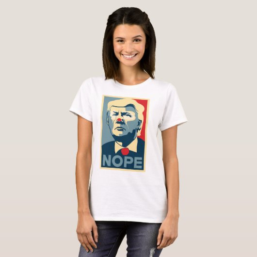 Donald Trump "NOPE" shirt (Voorkant volledig)