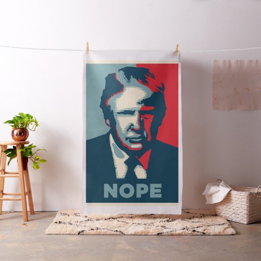 Donald Trump Nope stof (Voorbeeld)