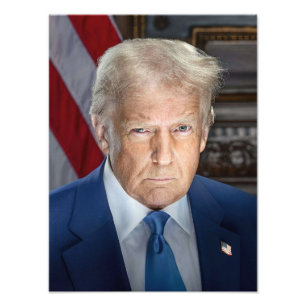 Donald Trump Officiële Portret Foto Afdruk