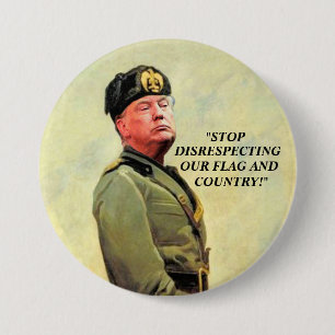 Donald Trump: Onze kleine Dictator Ronde Button 7,6 Cm