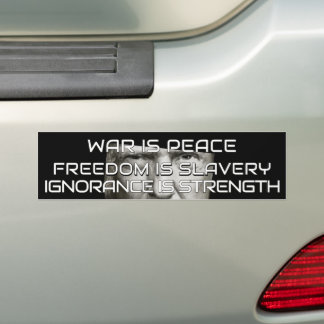 Donald Trump Oorlog is Vrede Bumpersticker