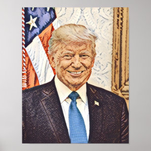 Donald Trump Originele Artiest Poster
