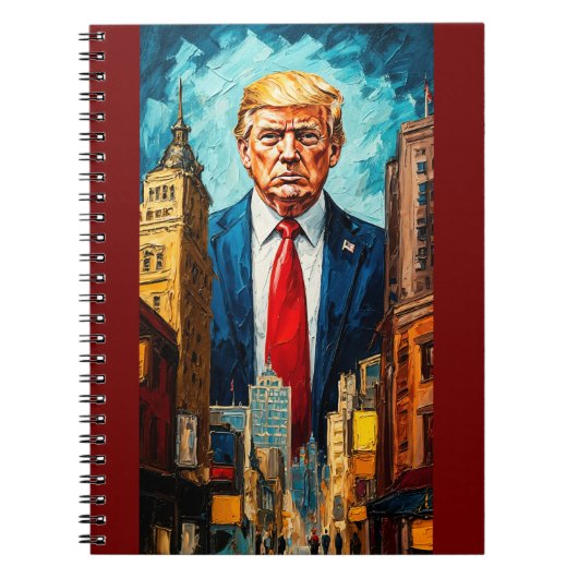 donald trump paint notitieboek (Voorkant)