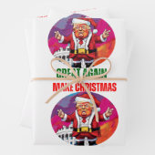 DONALD TRUMP - PAPIER À WRAPPER (En situation)