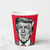 DONALD TRUMP PAPIEREN BEKERS (Voorkant)