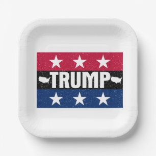 Donald Trump Papieren Bordje