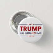 Donald Trump Parody Ronde Button 3,2 Cm (Voorkant /achterkant)