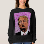 DONALD TRUMP PARTIES SCINTILLANT KISS T-SHIRTS FEM (Devant)