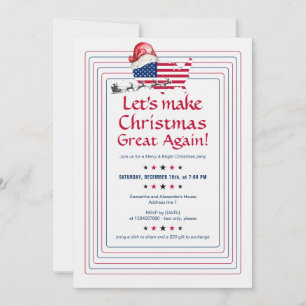 Donald Trump Patriotic maakt kerst weer geweldig Kaart