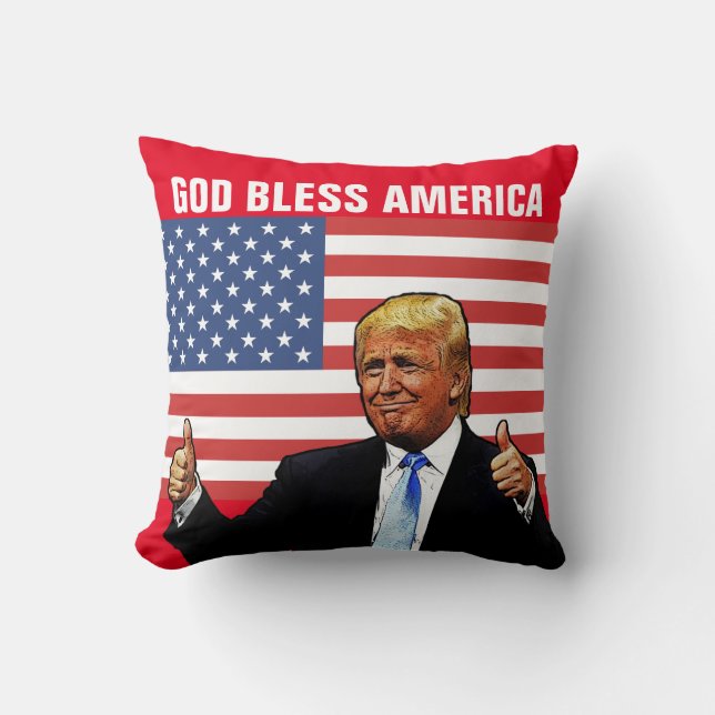 DONALD TRUMP PATRIOTISCH SIERKUSSEN (Voorkant)