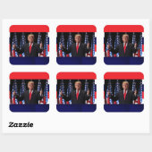 Donald Trump Patriottische Sticker (Vel)