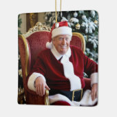 Donald Trump Père Noël Ornement de Noël (Gauche)
