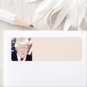 DONALD TRUMP PERSONALIZED RETURN ADRES ETIKETTERS ETIKET (Insitu)