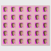 DONALD TRUMP PINK WRAPPING PAPIER (Vlak)