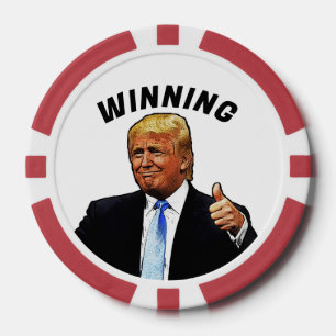 DONALD TRUMP POKER CHIPS WINNEN