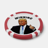 DONALD TRUMP POKER CHIPS WINNEN (Enkel)