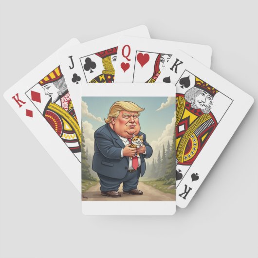 Donald Trump Pokerkaarten (Achterkant)
