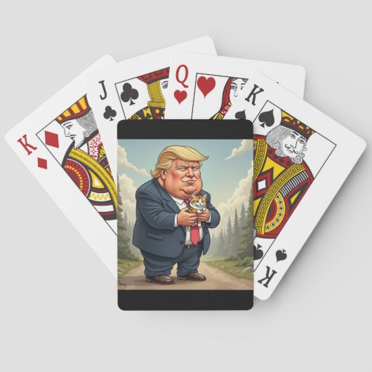 Donald Trump Pokerkaarten (Achterkant)