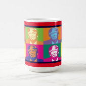 Donald Trump Pop Art classique Mug blanc (Centre)