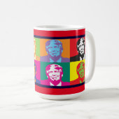 Donald Trump Pop Art classique Mug blanc (Devant droit)