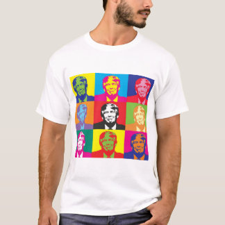 Donald Trump Pop Art Retro Politiek Raster Grafisc T-shirt