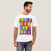 Donald Trump Pop Art T-Shirt de base pour hommes (Devant entier)