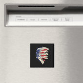 Donald Trump Portrait Magneet (Insitu (Vaatwasser))