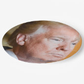 Donald Trump Portrait Papieren Bordje (Gekanteld)
