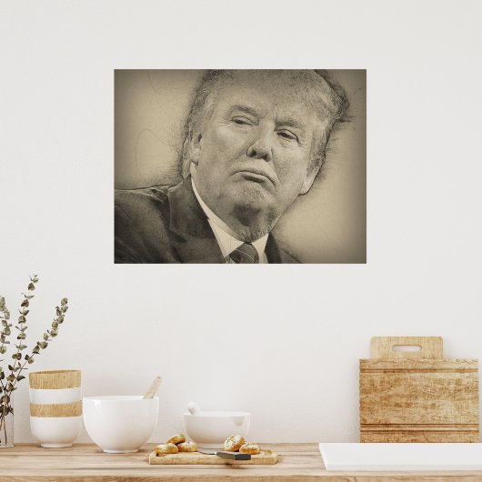 Donald Trump Poster (Keuken)