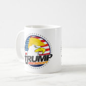 Donald Trump Pour Le Président Eagle Hair Mug (Devant gauche)