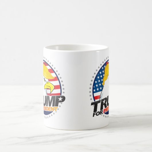 Donald Trump Pour Le Président Eagle Hair Mug (Centre)