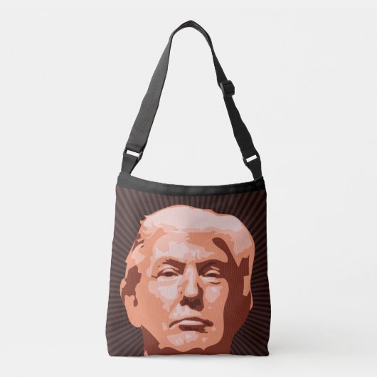 DONALD TRUMP POURSUIVRE, TOUT SUR LE SAC DE CROSSB (Devant)
