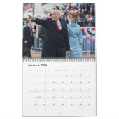 Donald Trump Présidence 2025 Calendrier Mur mensue (Jan 2026)