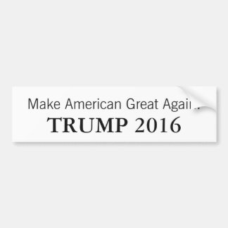 Donald Trump President 2016 Auto Bumpersticker