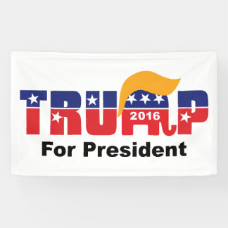 Donald Trump President 2016 GOP Elephant Hair Logo Spandoek