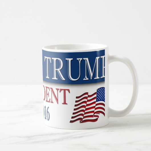 Donald Trump President 2016 Koffiemok (Rechts)