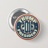 Donald Trump President 2016 Ronde Button 5,7 Cm (Voorkant /achterkant)